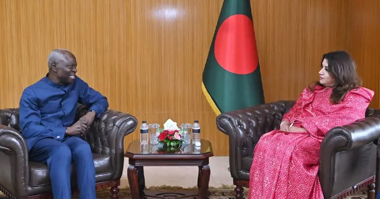 আইএলও’র মহাপরিচালকের সঙ্গে পররাষ্ট্র প্রতিমন্ত্রী শামা ওবায়েদ ইসলাম